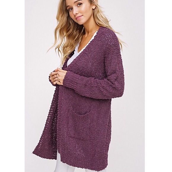 Last One! Soft Popcorn Cardigan - Picture 2 of 2